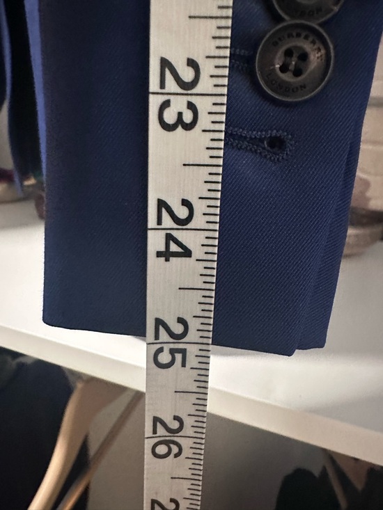 Burberry Blue Sport Coat - Picture 15 of 15